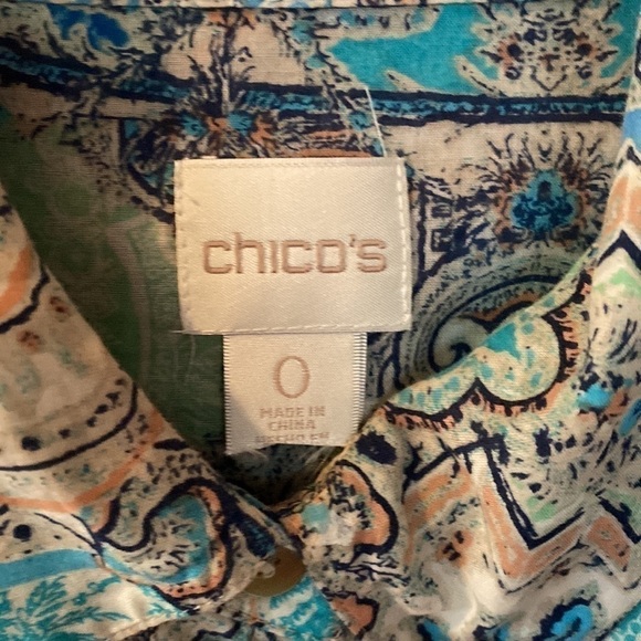 Chicos Button Down Top - Picture 5 of 8